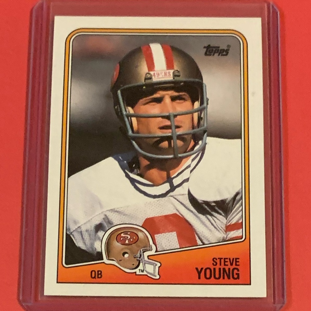 Steve Young #39 1988 Topps Football Trading Card